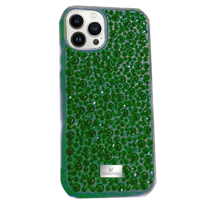 Premium Swarovski Swan iPhone 11 Series Case - Green