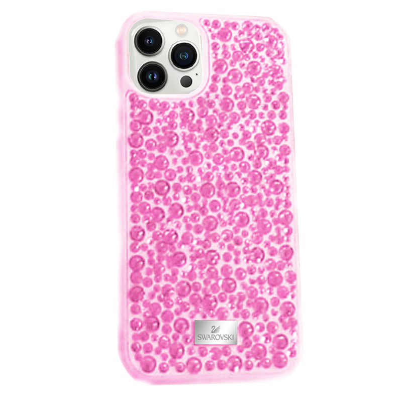 Premium SwarovskiSwan iPhone 12 Series Case - Baby Pink