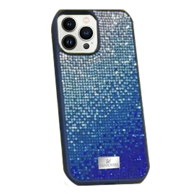 Premium Swarovski Swan iPhone 11 Series Case - Blue