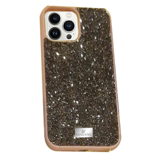 Premium Swarovski Swan iPhone 12 Series Case - Gold