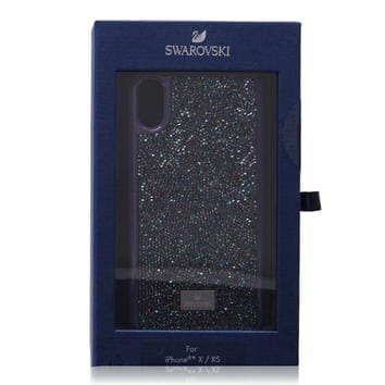 Premium Swarovski Swan iPhone 12 Series Case - Blue