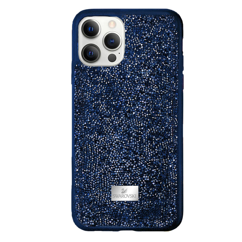 Premium Swarovski Swan iPhone 11 Series Case - Navy Blue