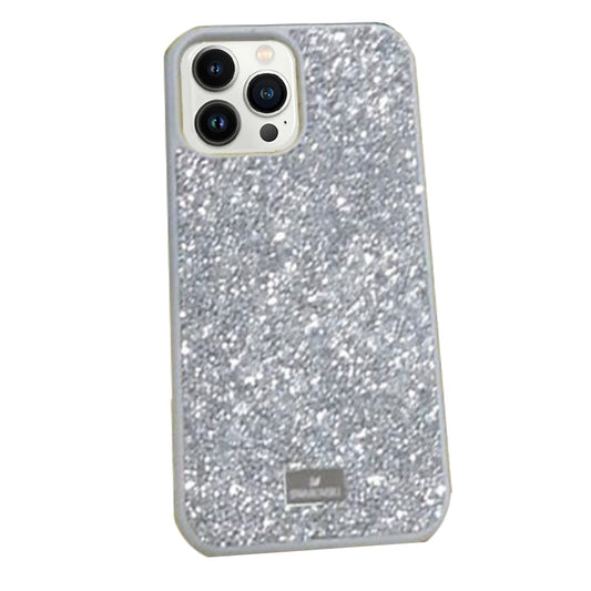 Premium Swarovski Swan iPhone 12 Series Case - Silver