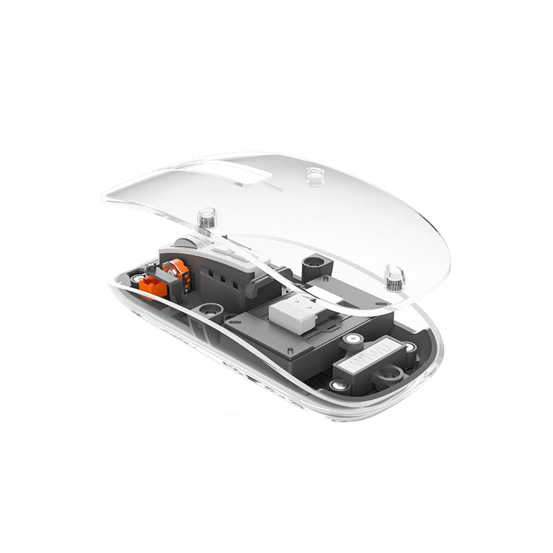 WIWU Crystal Transparent  Magnetic Wireless Mouse 2.4G