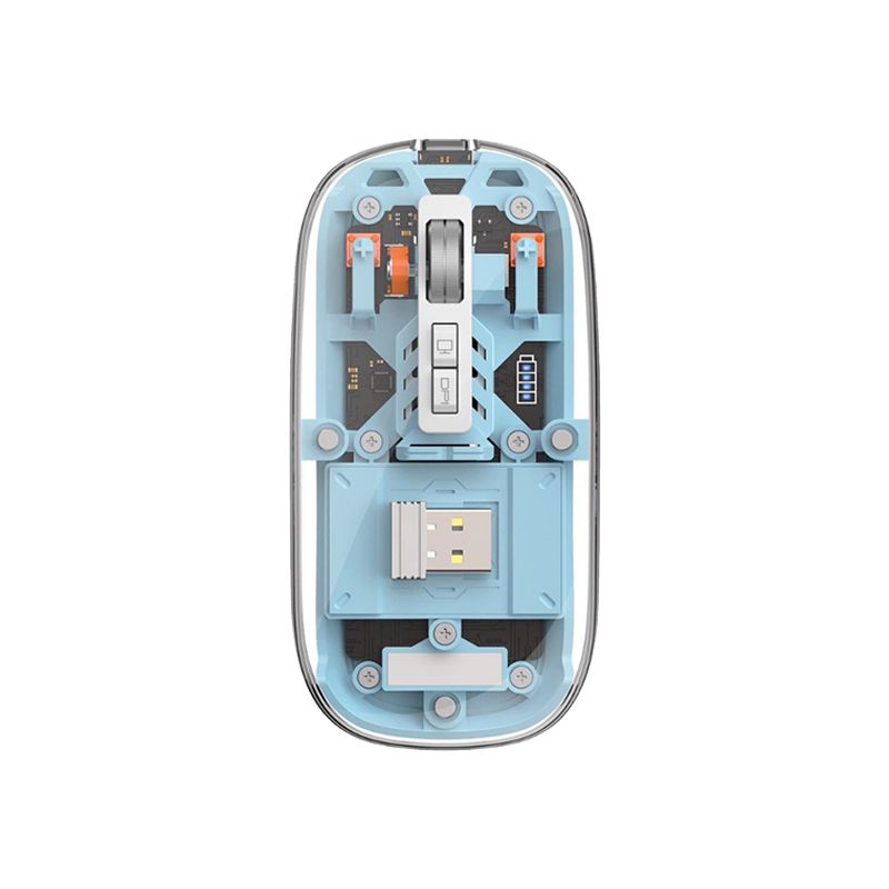 WIWU Crystal Transparent  Magnetic Wireless Mouse 2.4G